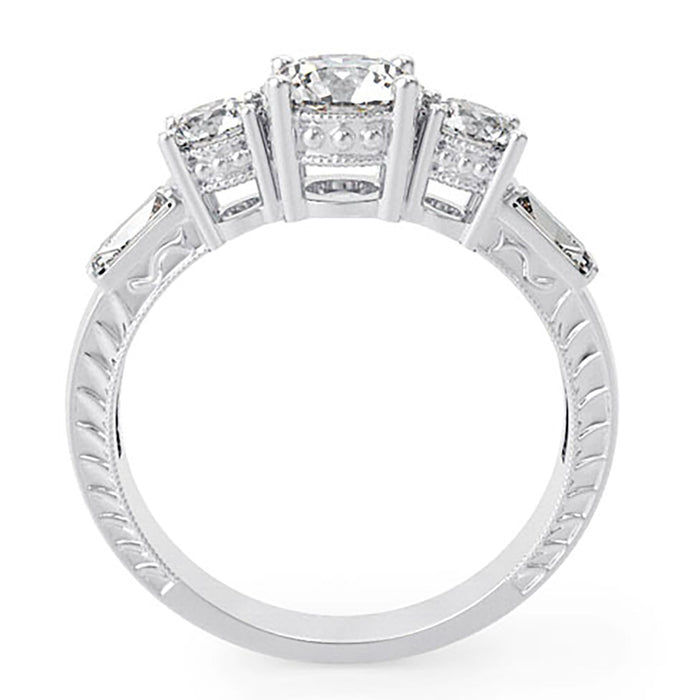 His Her TRIO Wedding Rings Set