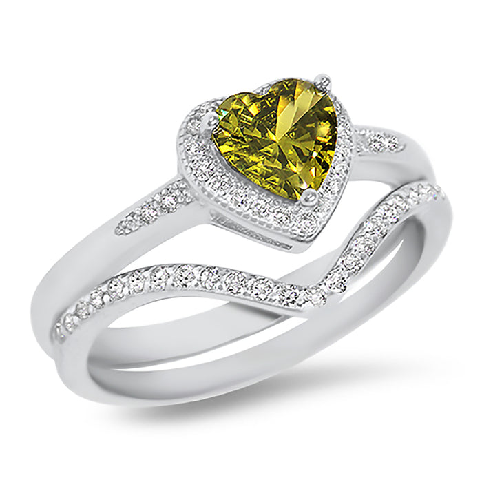 Wedding & Engagement Ring Set