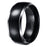 Black Titanium Wedding Rings for Men