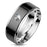 LaRaso & Co Wedding Rings His and Her Sets Black Ceramic Men Women 10/10