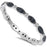 Sterling Silver Black Stackable Wedding Ring for Women