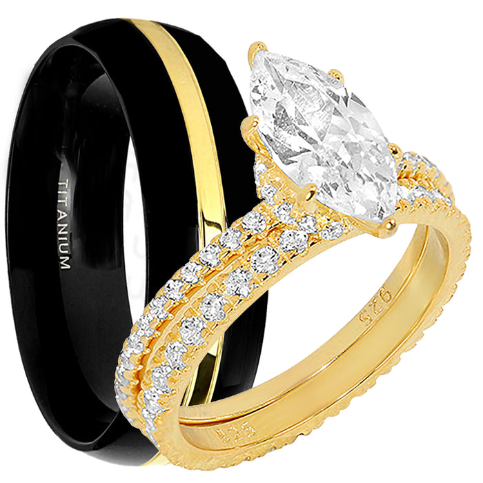 His Her Wedding Rings
