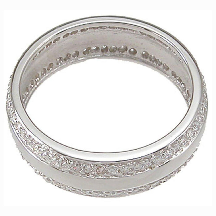 Sterling Silver Wedding Band Rings for Men Women