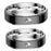 LaRaso & Co Wedding Rings His and Her Sets Black Ceramic Men Women 10/10
