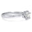 White Topaz Gemstone Engagement Ring for Women