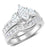 Wedding & Engagement Ring Set