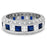 Silver wedding ring for men