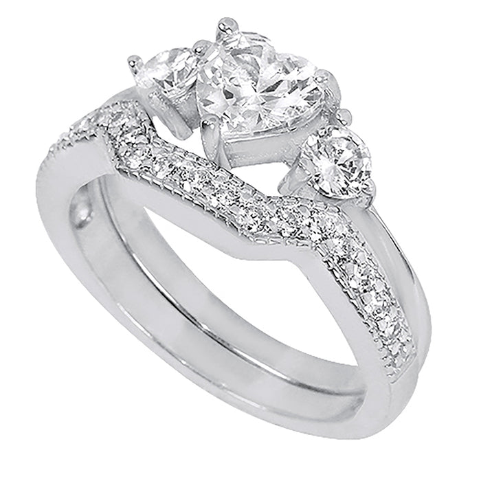 Wedding & Engagement Ring Set