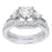 CZ Wedding Ring Set
