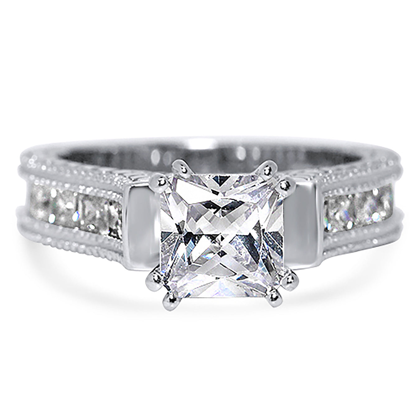 CZ Engagement Rings