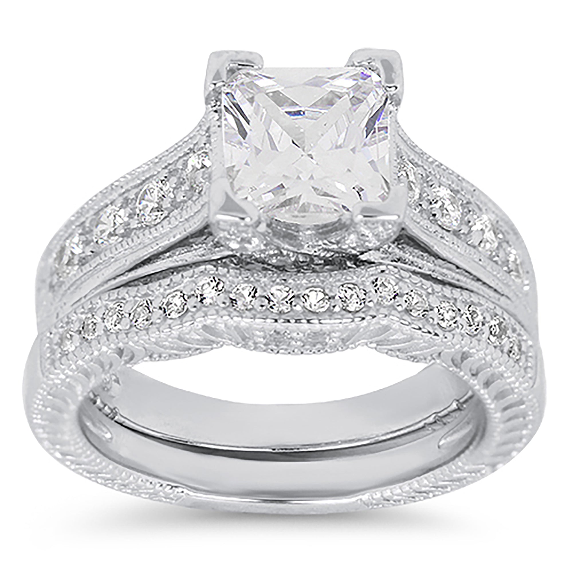CZ Wedding Ring Sets for Women — LaRaso & Co