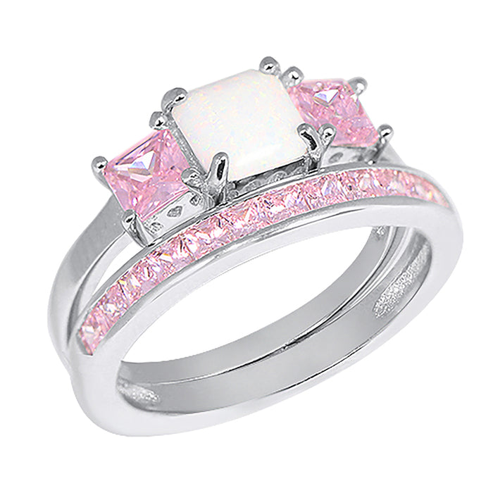 Wedding & Engagement Ring Set
