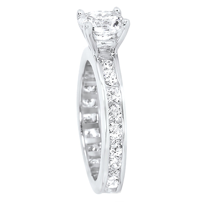 1.25 Carat Round Solitaire CZ Engagement Ring for Women