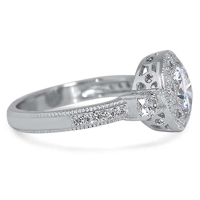 CZ Engagement Ring for Women