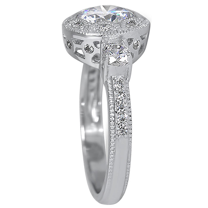 CZ Engagement Ring for Women