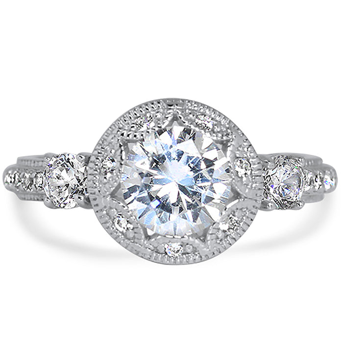 CZ Engagement Ring for Women