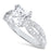 1.25 Carat Princess Cut Solitaire CZ Engagement Ring for Women