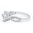 1.25 Carat Round Brilliant Vintage CZ Engagement Ring for Women