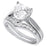 Cubic Zirconia Wedding Set