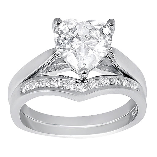 CZ Wedding Ring Set