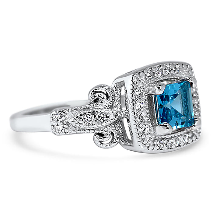 CZ Engagement Ring for Women