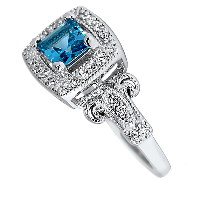 CZ Engagement Ring for Women