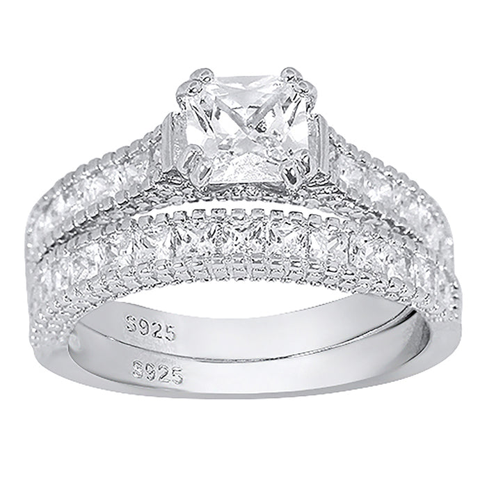 Wedding & Engagement Ring Set