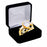 LaRaso & Co 3 CT Pear Cut White CZ 14K Gold Plated Silver Wedding Engagement Ring Set (Copy) (Copy)
