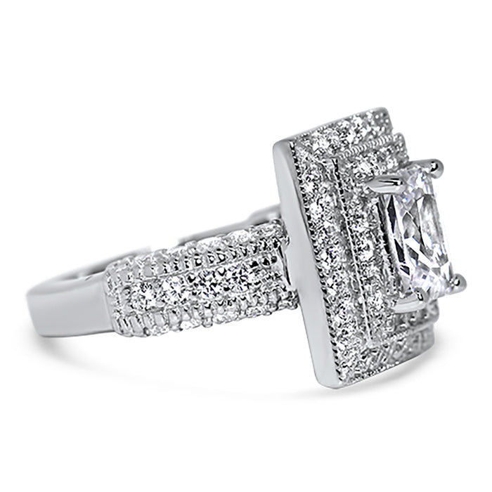 CZ Engagement Ring for Women