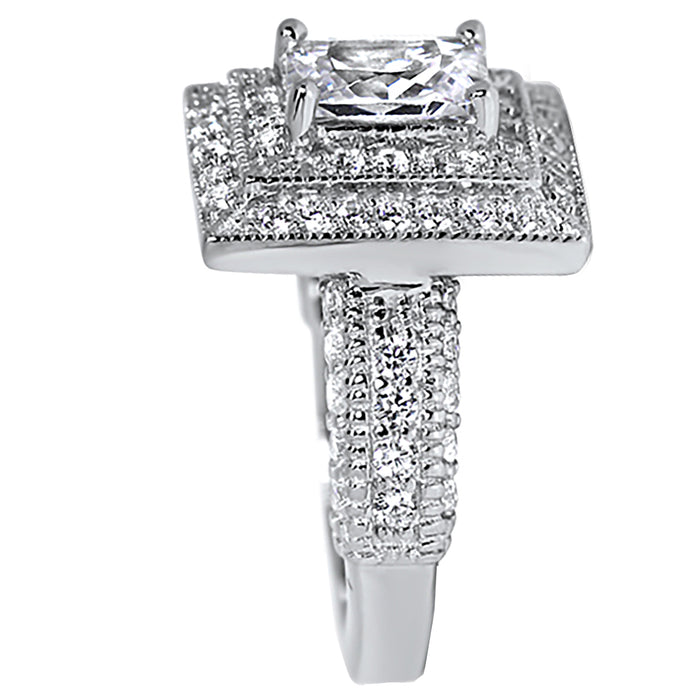 CZ Engagement Ring for Women