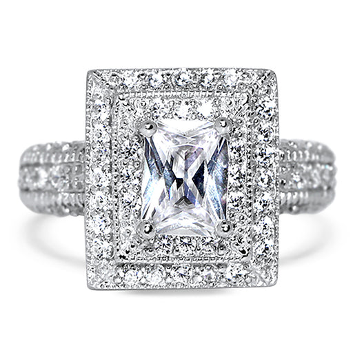 CZ Engagement Ring for Women