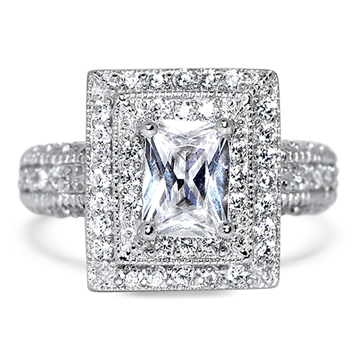 CZ Engagement Ring for Women