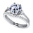 CZ Wedding Ring Set