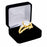 LaRaso & Co 1 CT Round Cut White CZ 14K Gold Plated Silver Wedding Engagement Ring Set Size 5