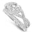 LaRaso & Co 1 Carat Diamond CZ Wedding Engagement Ring Set 925 Silver Size 10