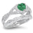 LaRaso Co His Her Wedding Set Couples Rings Green Black Silver Titanium 10 10
