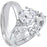 His and Her Art Deco Wedding Engagement Ring Set