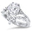 His and Her Art Deco Wedding Engagement Ring Set