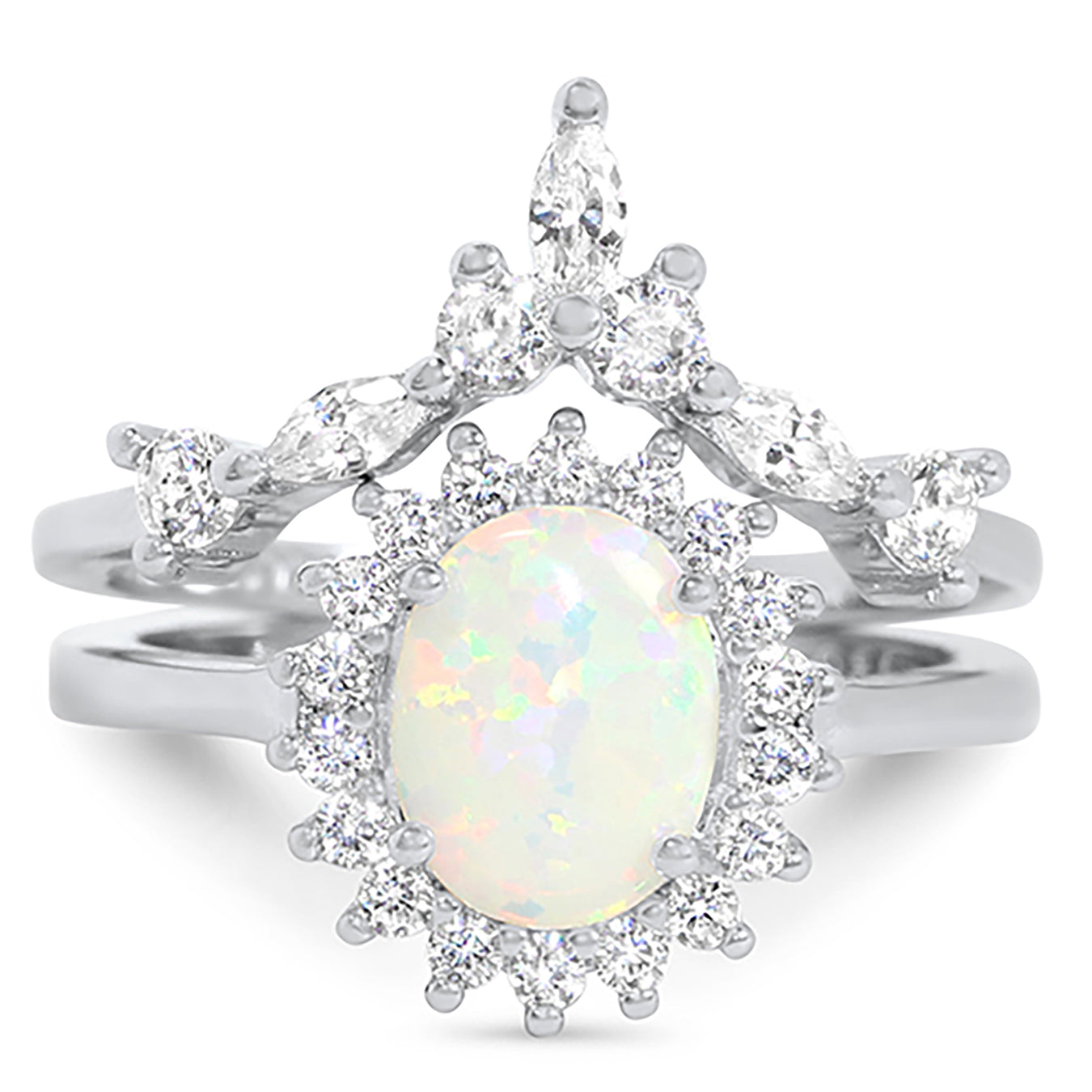 Oval CZ Rings