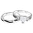 LaRaso & Co 1 Carat Heart Cut White CZ Wedding Engagement Ring Set for Women Size 10