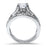 CZ Wedding Engagement Ring Set for Women