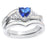 CZ Wedding Ring Set