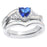 Opal CZ Wedding Set