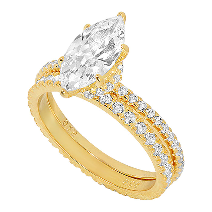 Wedding & Engagement Ring Set