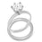 CZ Wedding Engagement Ring Set for Women