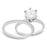 CZ Wedding Engagement Ring Set for Women