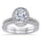 CZ Wedding Engagement Ring Set for Women