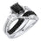 elegant wedding engagement ring set
