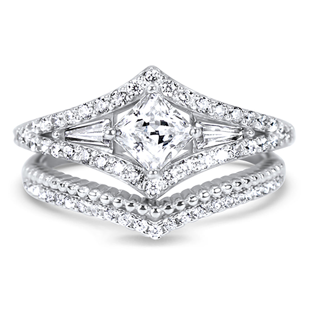 CZ Bridal Ring Set