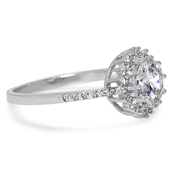 CZ Engagement Ring for Women